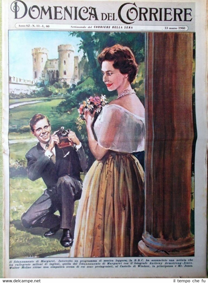La Domenica del Corriere 13 Marzo 1960 Terremoto Marocco Mussolini …