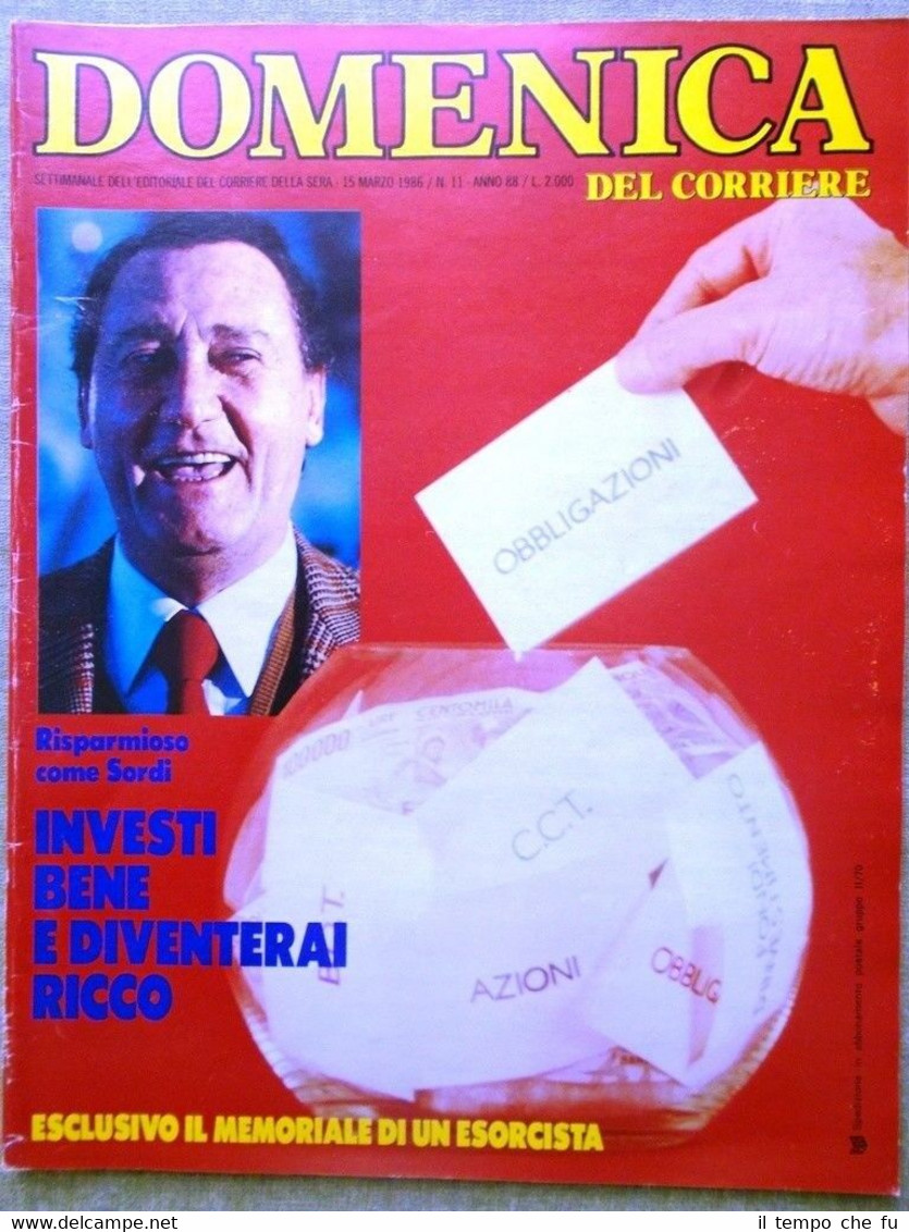 La Domenica del Corriere 15 Marzo 1986 Gorbaciov Cometa di …