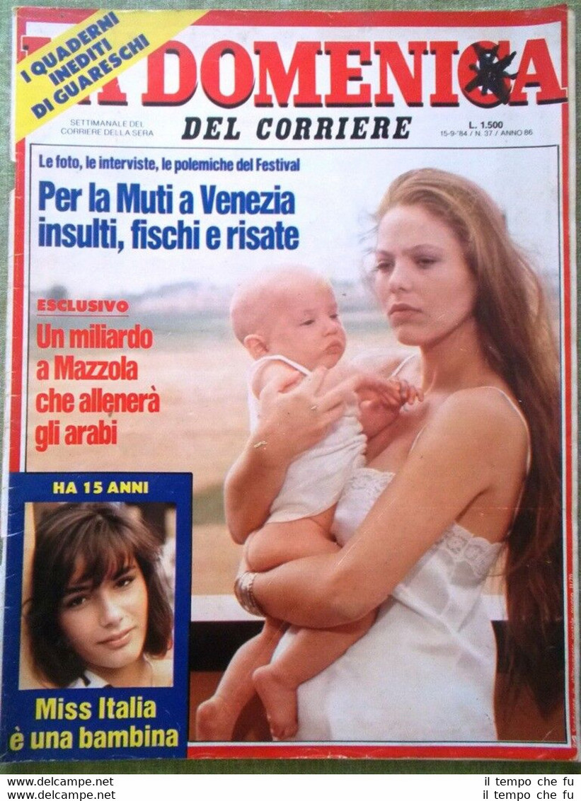 La Domenica del Corriere 15 Settembre 1984 Guareschi Camorra Lauda …