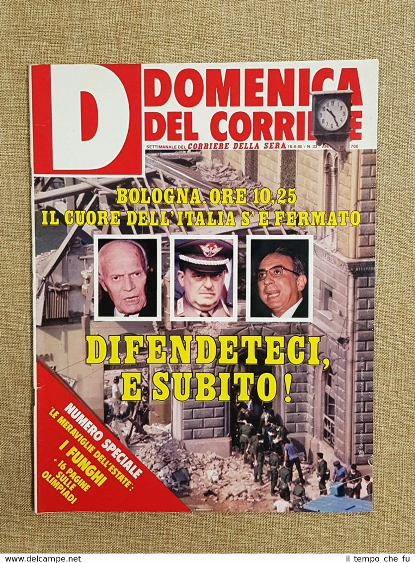 La Domenica del Corriere 16 Agosto 1980 La strage di …