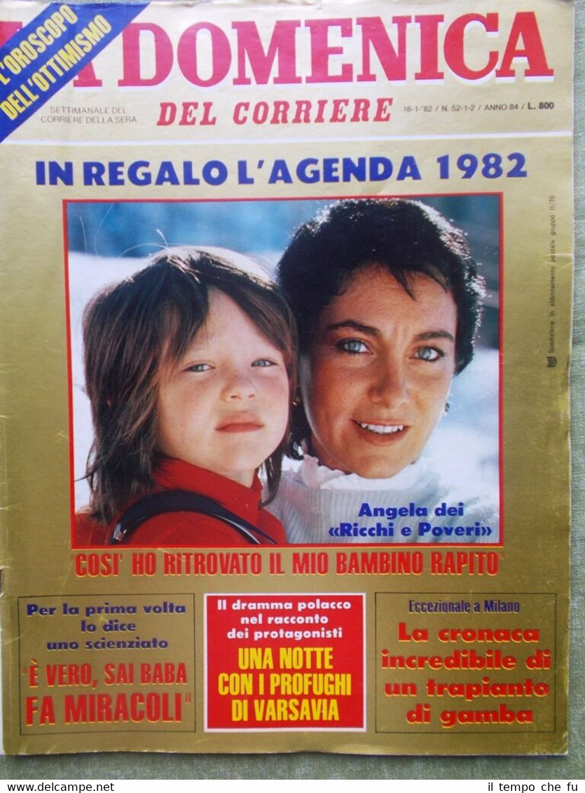 La Domenica del Corriere 16 Gennaio 1982 Ricchi Poveri Falcao …