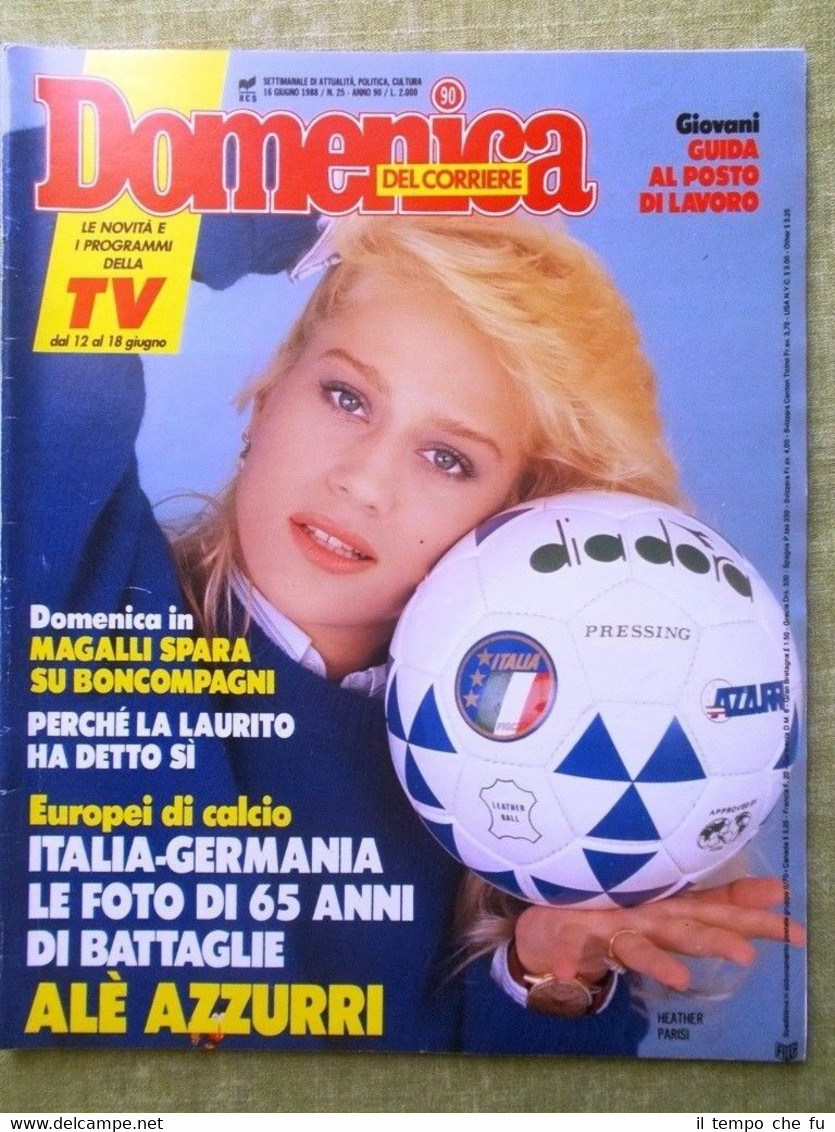 La Domenica del Corriere 16 Giugno 1988 Europei Calcio Michael …
