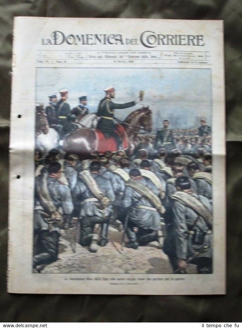 La Domenica del Corriere 16 Ottobre 1904 Truppe russe Idroscopio …