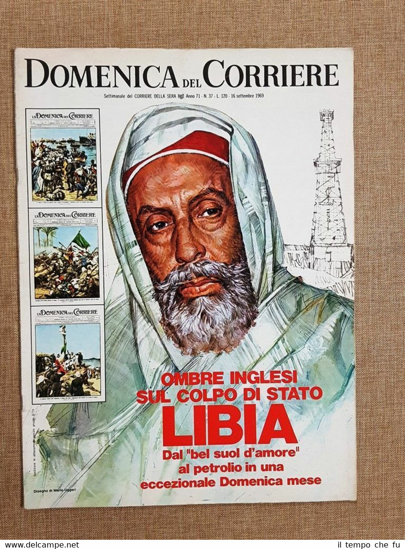 La Domenica del Corriere 16 Settembre 1969 Libia Rocky Marciano …