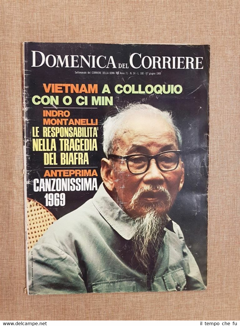 La Domenica del Corriere 17 Giugno 1969 Vietnam Ho Chi …