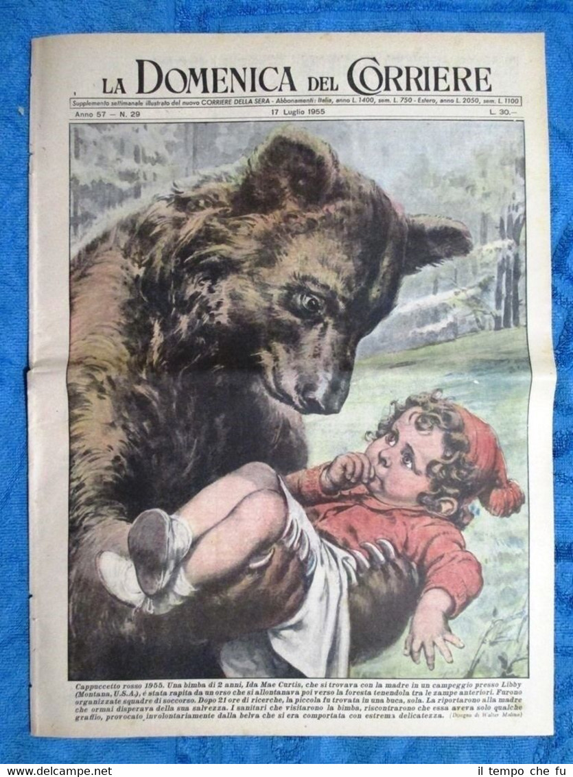 La Domenica del Corriere 17 luglio 1955 I.Mae Curtis - …