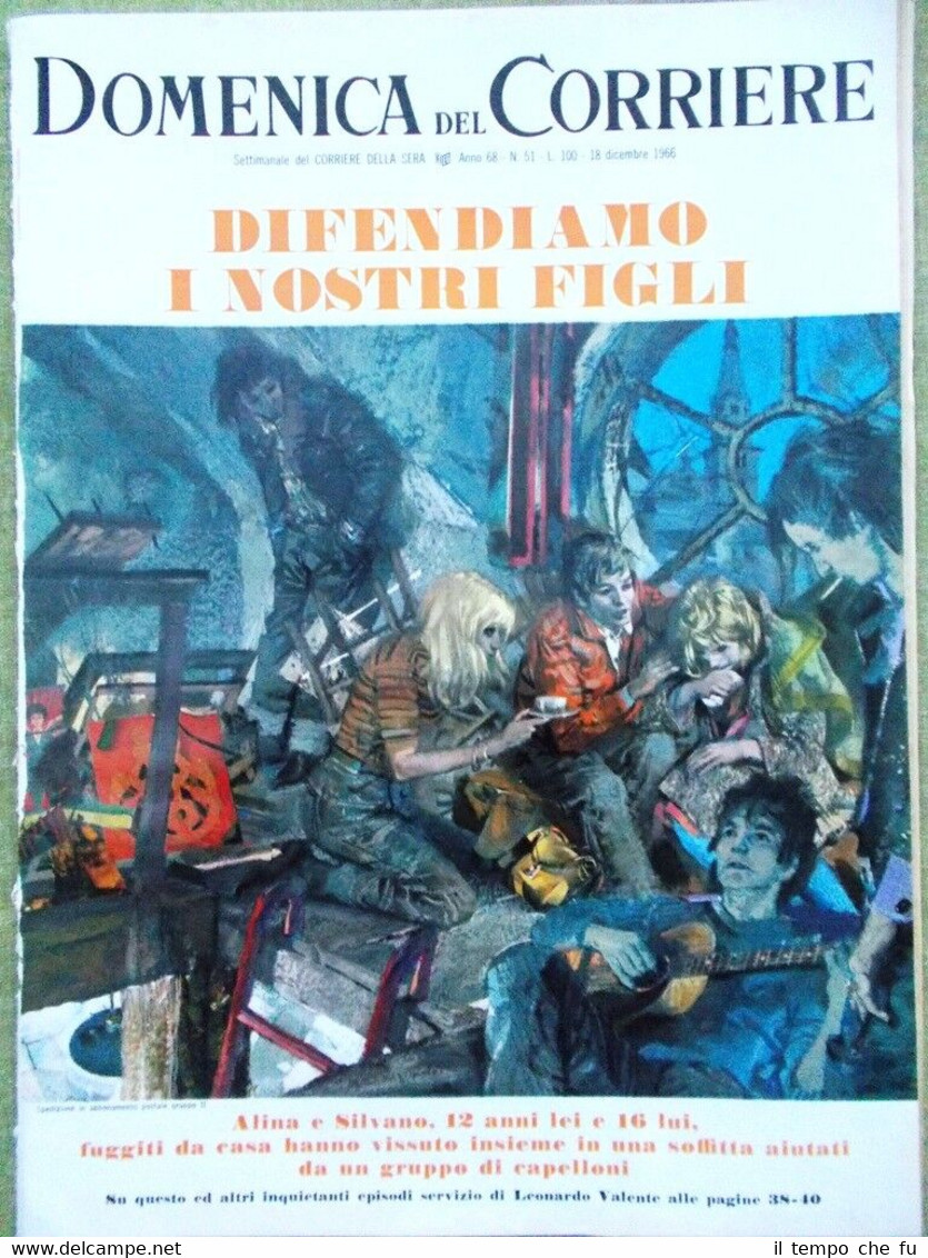 La Domenica del Corriere 18 Dicembre 1966 Totò Padre Pio …