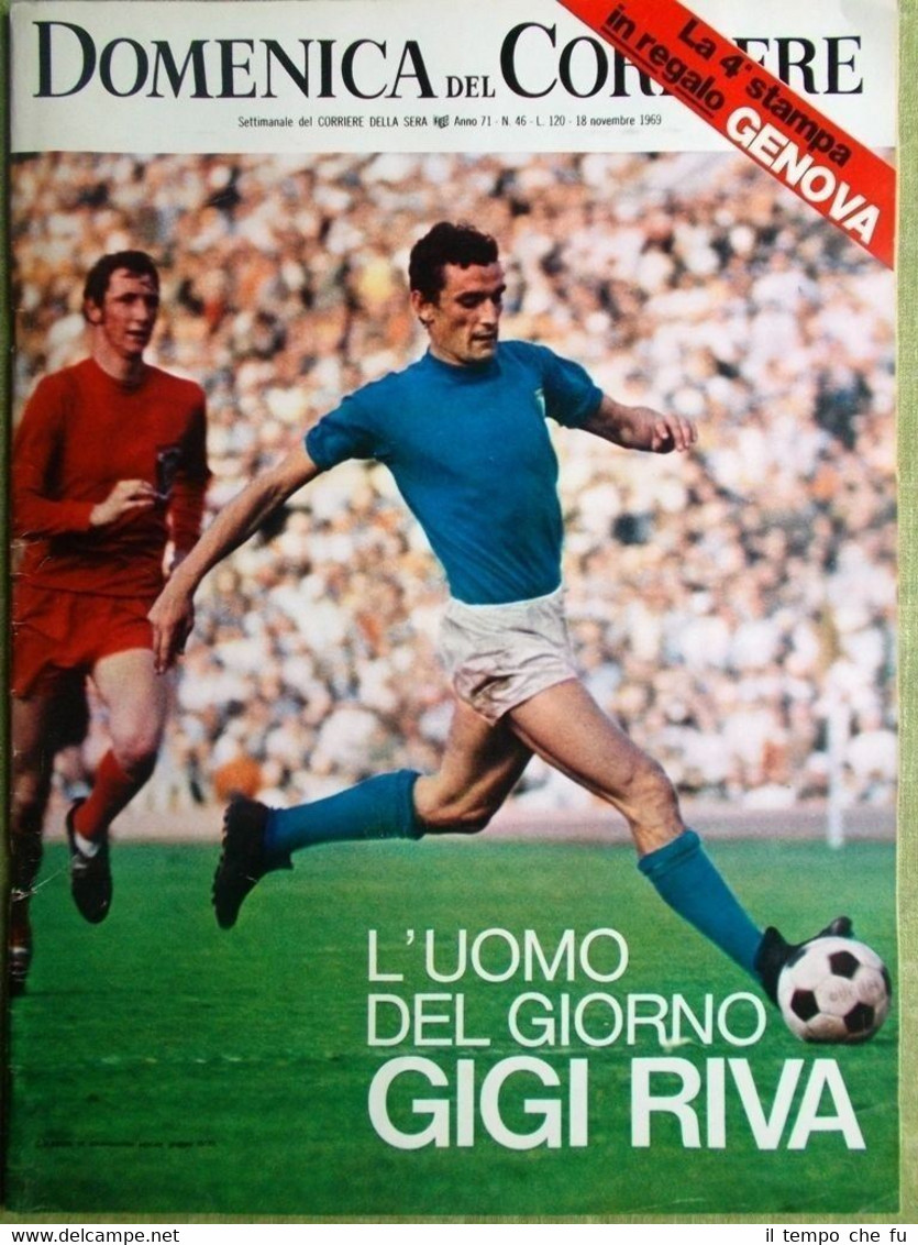 La Domenica del Corriere 18 Novembre 1969 Luna Apollo Fellini …