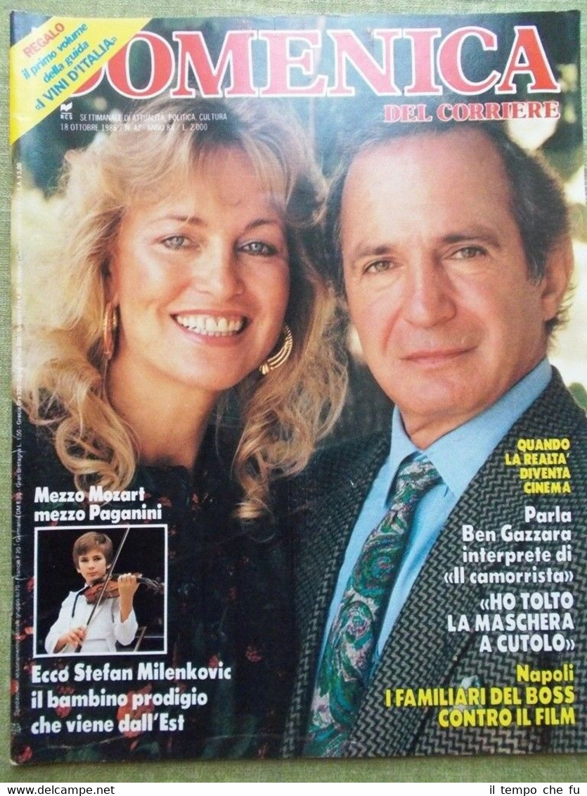 La Domenica del Corriere 18 Ottobre 1986 Camorrista Paganini Cicero …