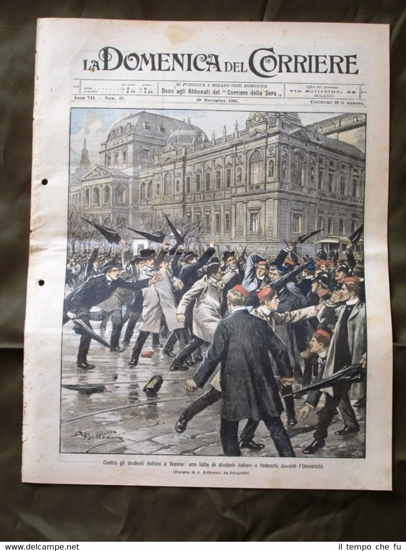 La Domenica del Corriere 19 Novembre 1905 Studenti a Vienna …