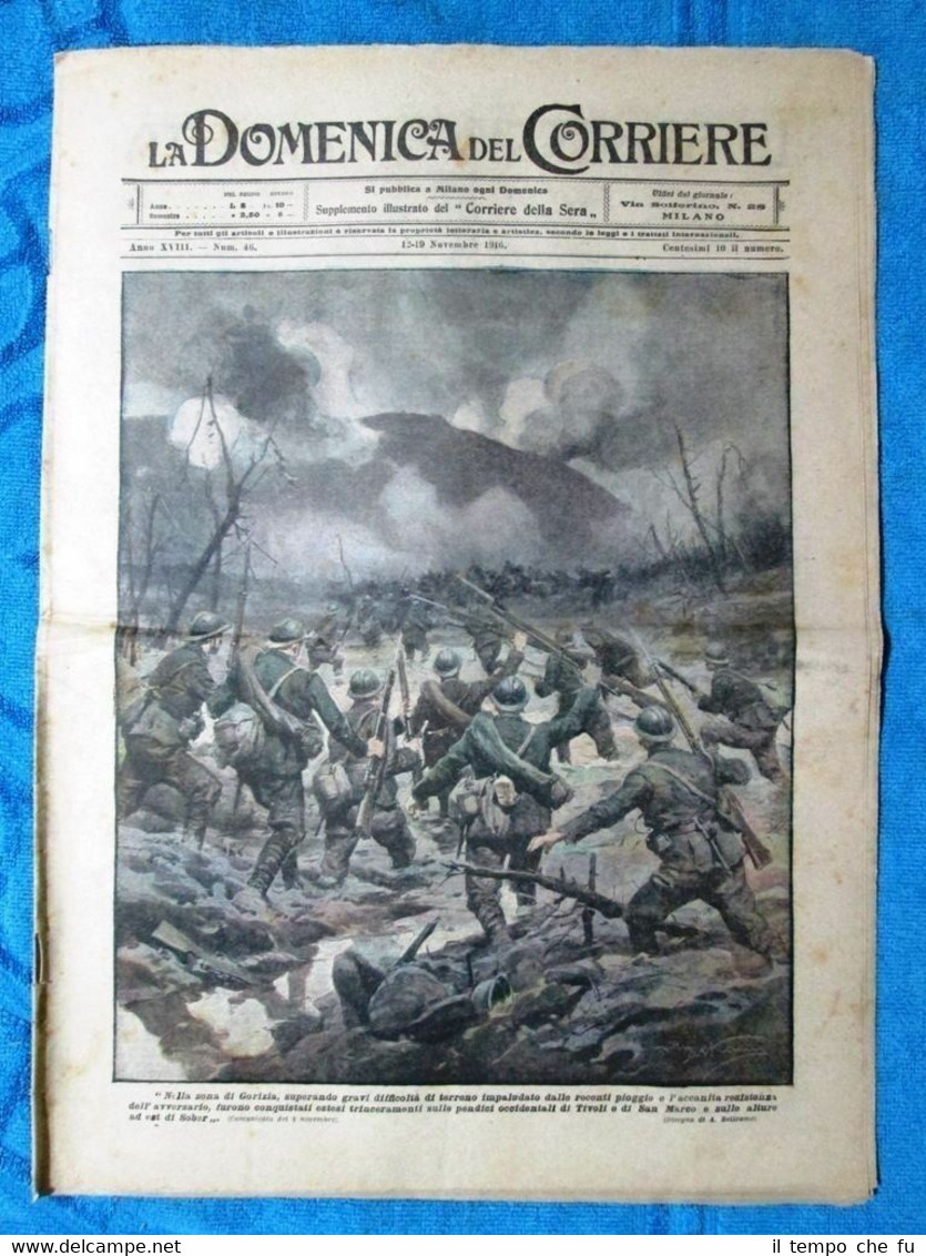 La Domenica del Corriere 19 novembre 1916 WW1 Gorizia - …