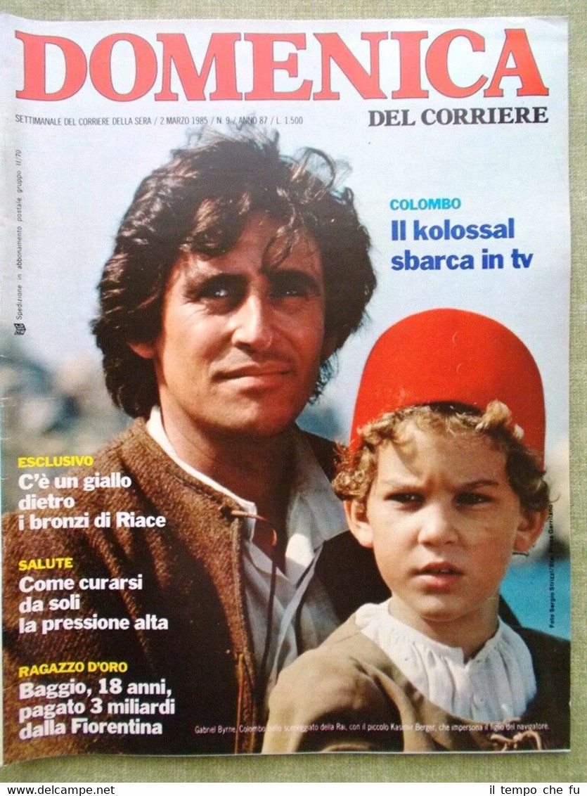 La Domenica del Corriere 2 Marzo 1985 Roberto Baggio Rossi …