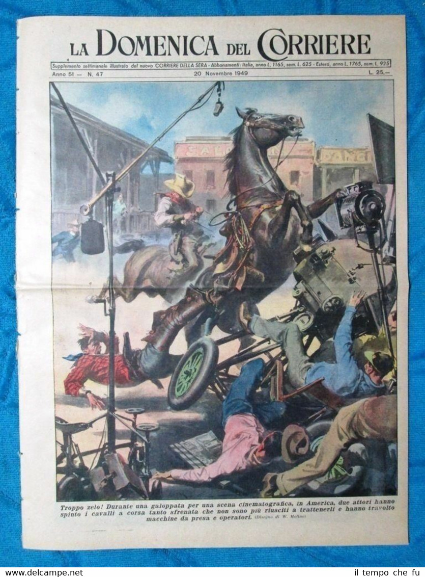 La Domenica del Corriere 20 novembre1949 America - Tokio - …
