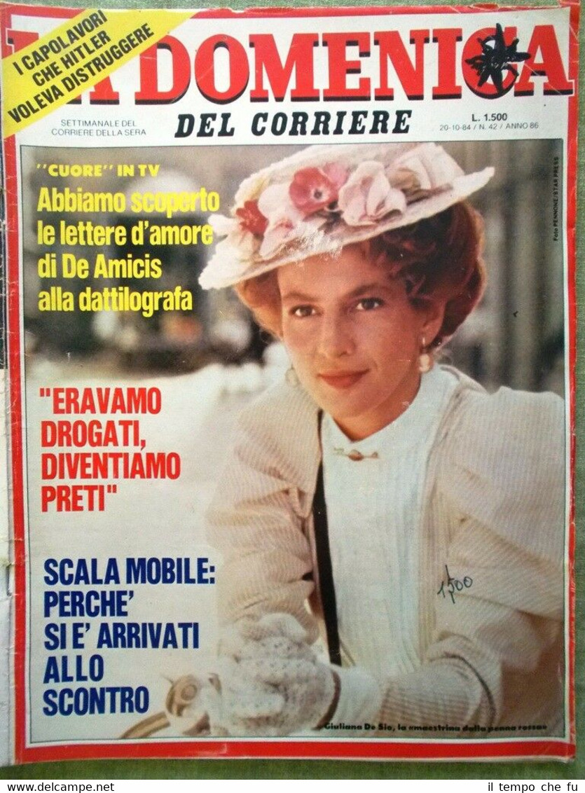 La Domenica del Corriere 20 Ottobre 1984 Garbo Greene De …