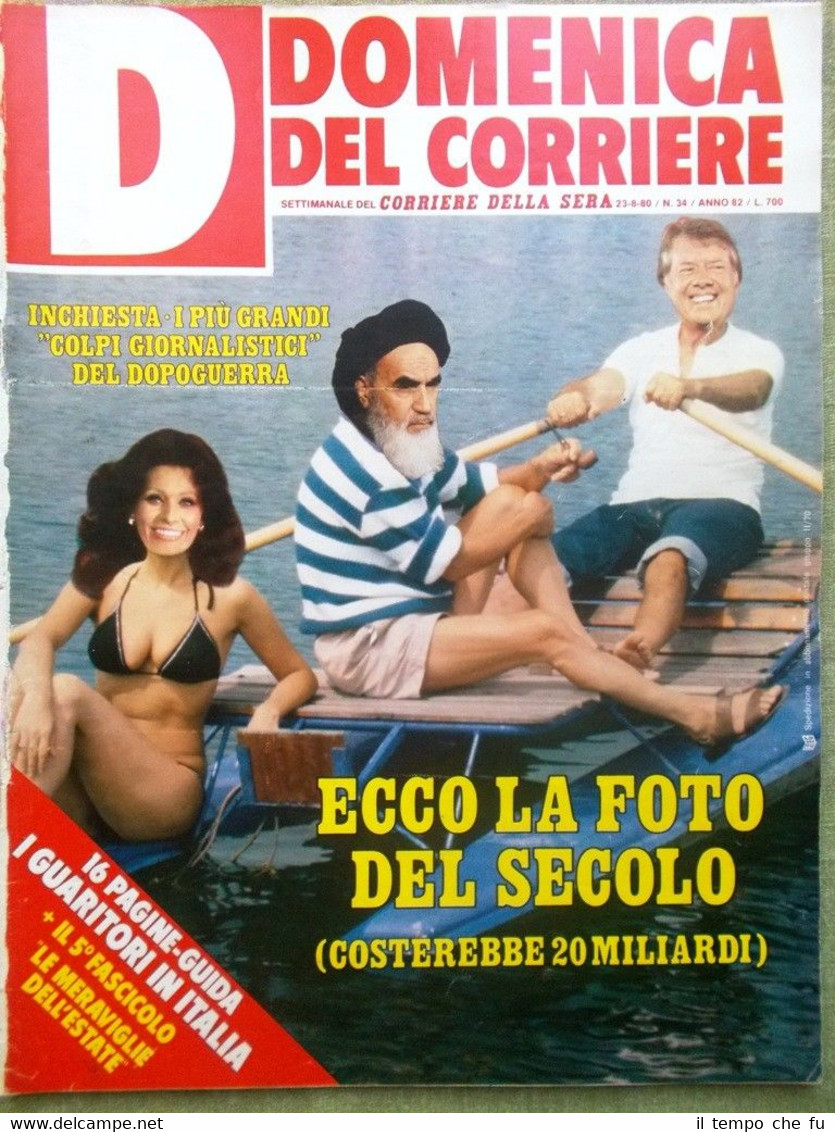 La Domenica del Corriere 23 Agosto 1980 Oliva Strage Bologna …