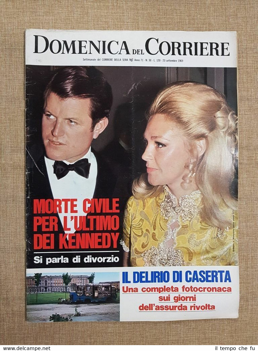 La Domenica del Corriere 23 Settembre 1969 Ted Kennedy Aga …