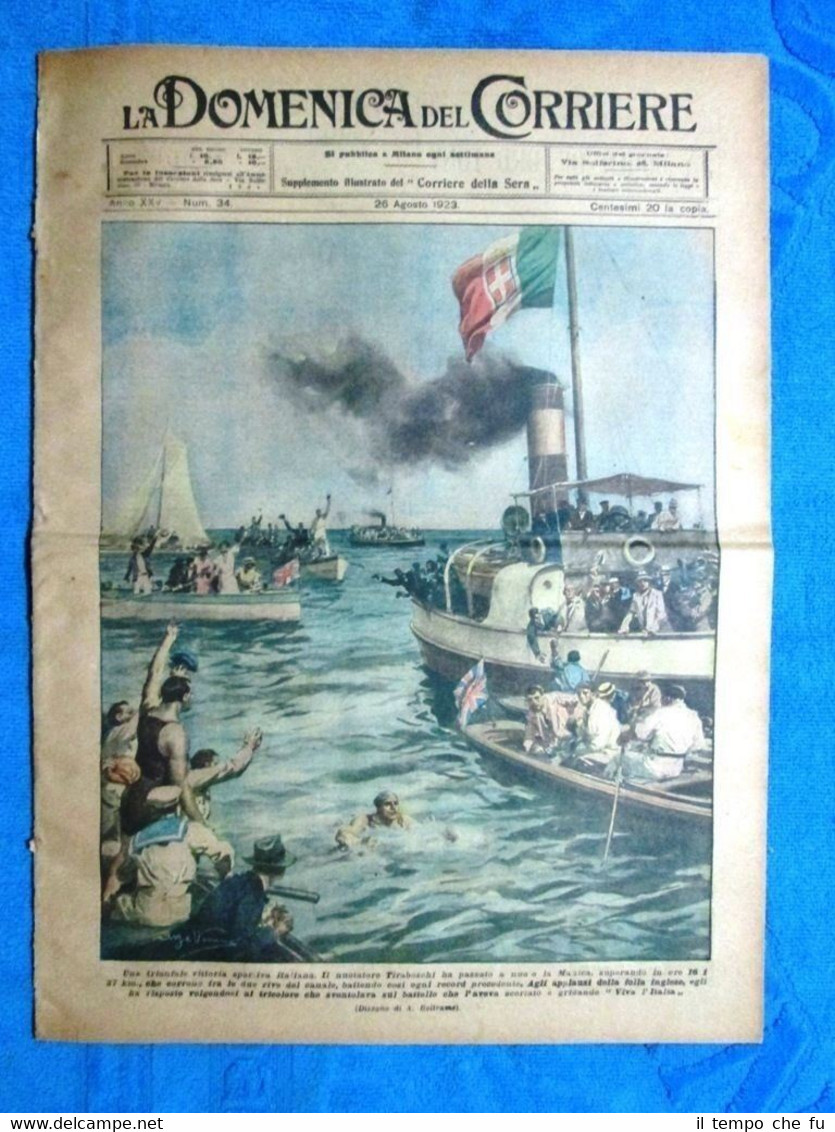 La Domenica del Corriere 26 agosto 1923 Tiraboschi - Guida …