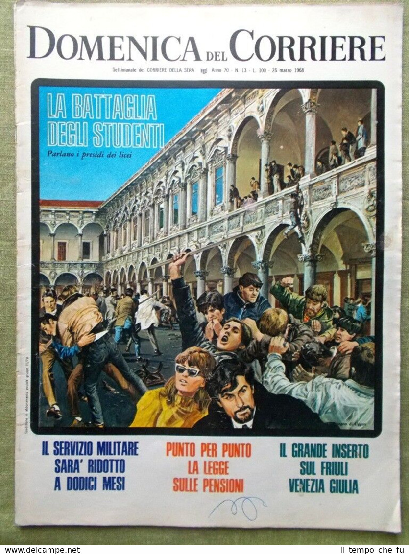 La Domenica del Corriere 26 Marzo 1968 007 Power Pavone …
