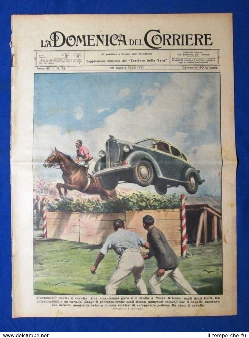 La Domenica del Corriere 28 agosto 1938 Nuova Orleans - …