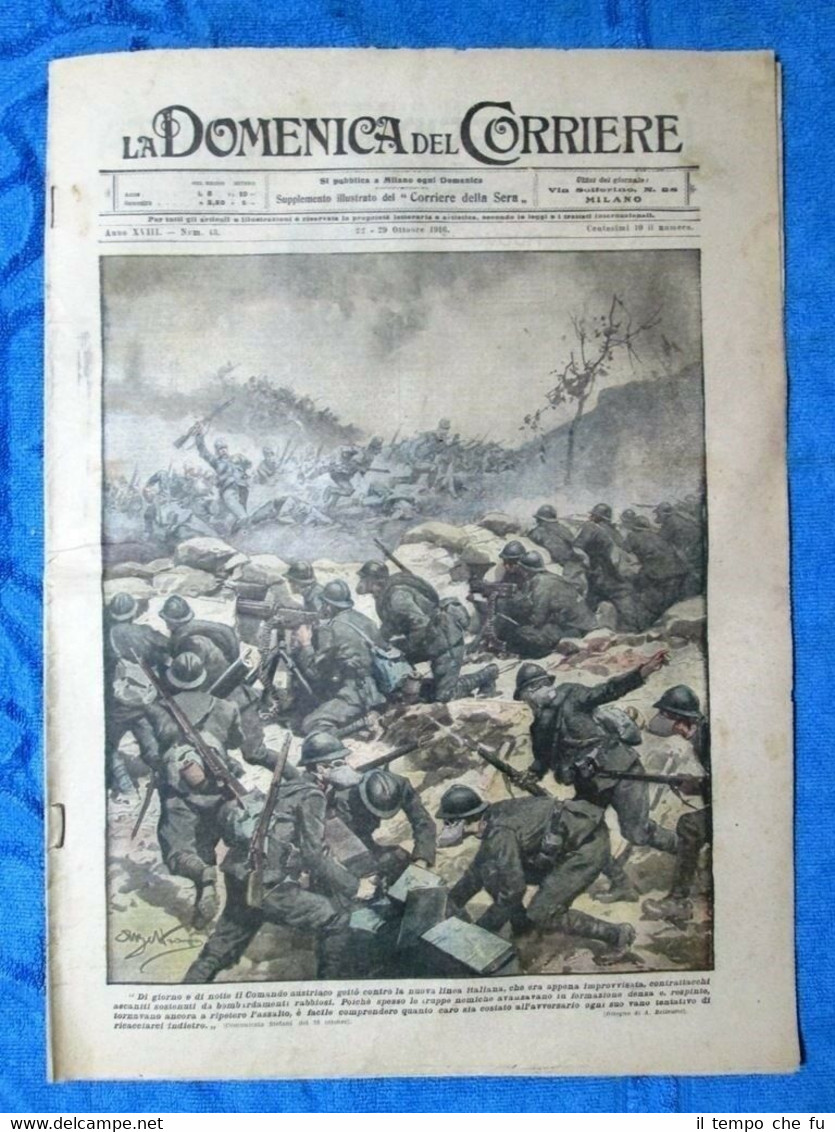 La Domenica del Corriere 29 ottobre 1916 WW1 Austria - …