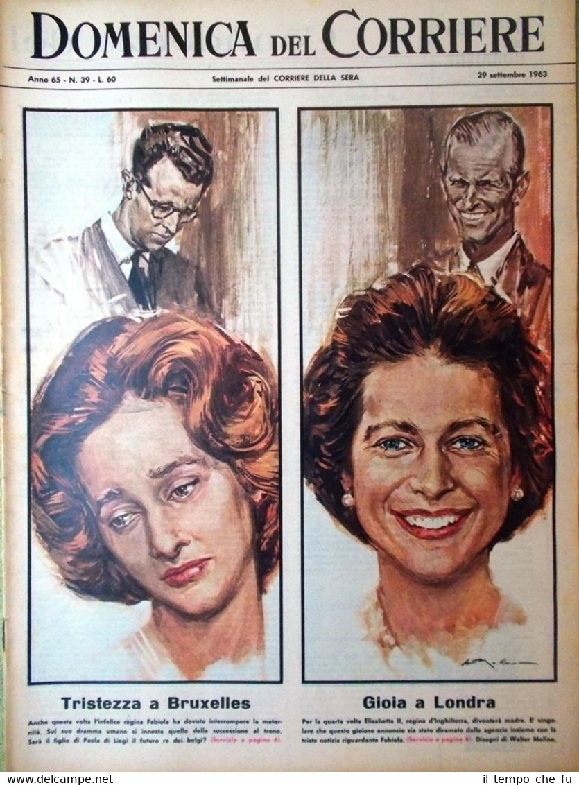 La Domenica del Corriere 29 Settembre 1963 Pasquinelli Nicolè Hitler …