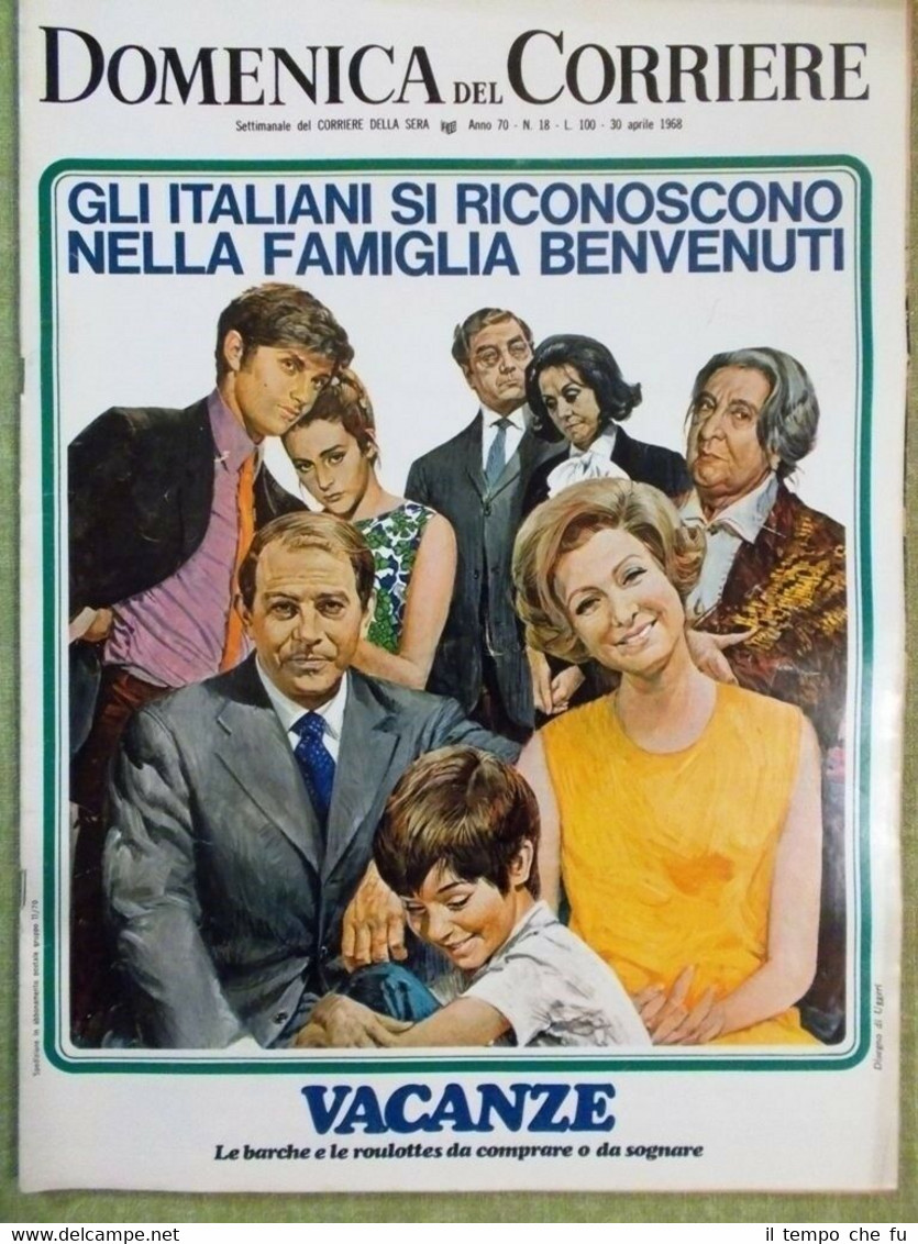 La Domenica del Corriere 30 Aprile 1968 Martin Luther King …