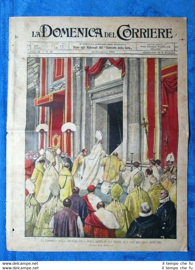 La Domenica del Corriere 30 dicembre 1900 San Pietro - …