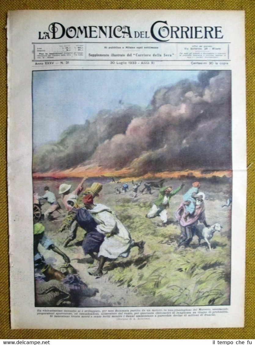 La Domenica del Corriere 30 luglio 1933 Marocco - La …