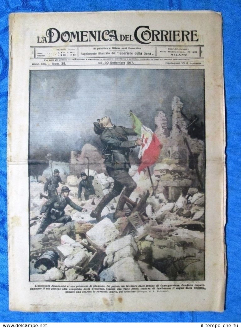 La Domenica del Corriere 30 settembre 1917 WW1 Franceschi - …