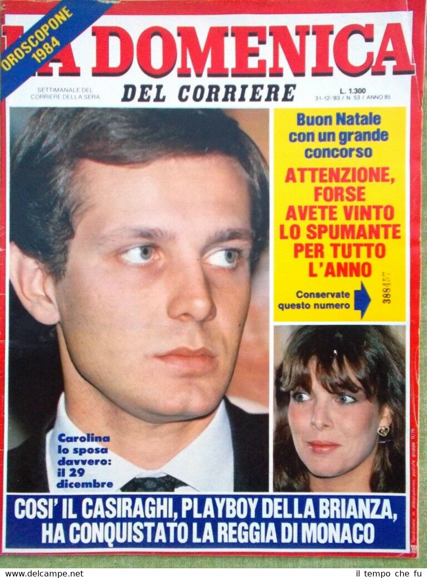 La Domenica del Corriere 31 Dicembre 1983 Passarella Puffi Charlie …