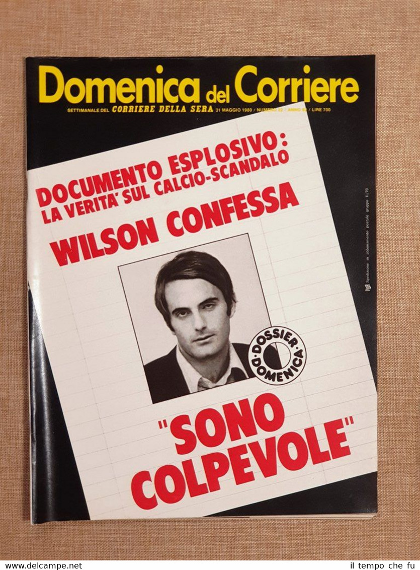 La Domenica del Corriere 31 Maggio 1980 Wilson Douglas Golia …