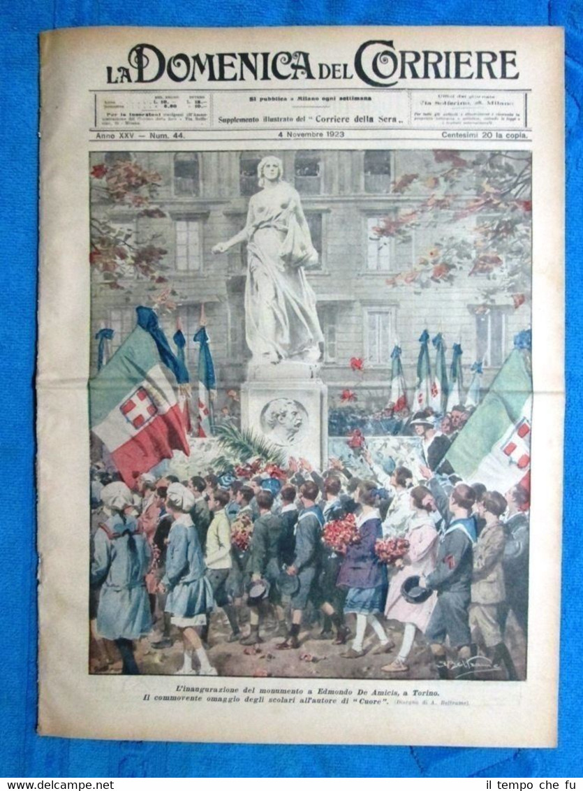 La Domenica del Corriere 4 novembre 1923 De Amicis - …