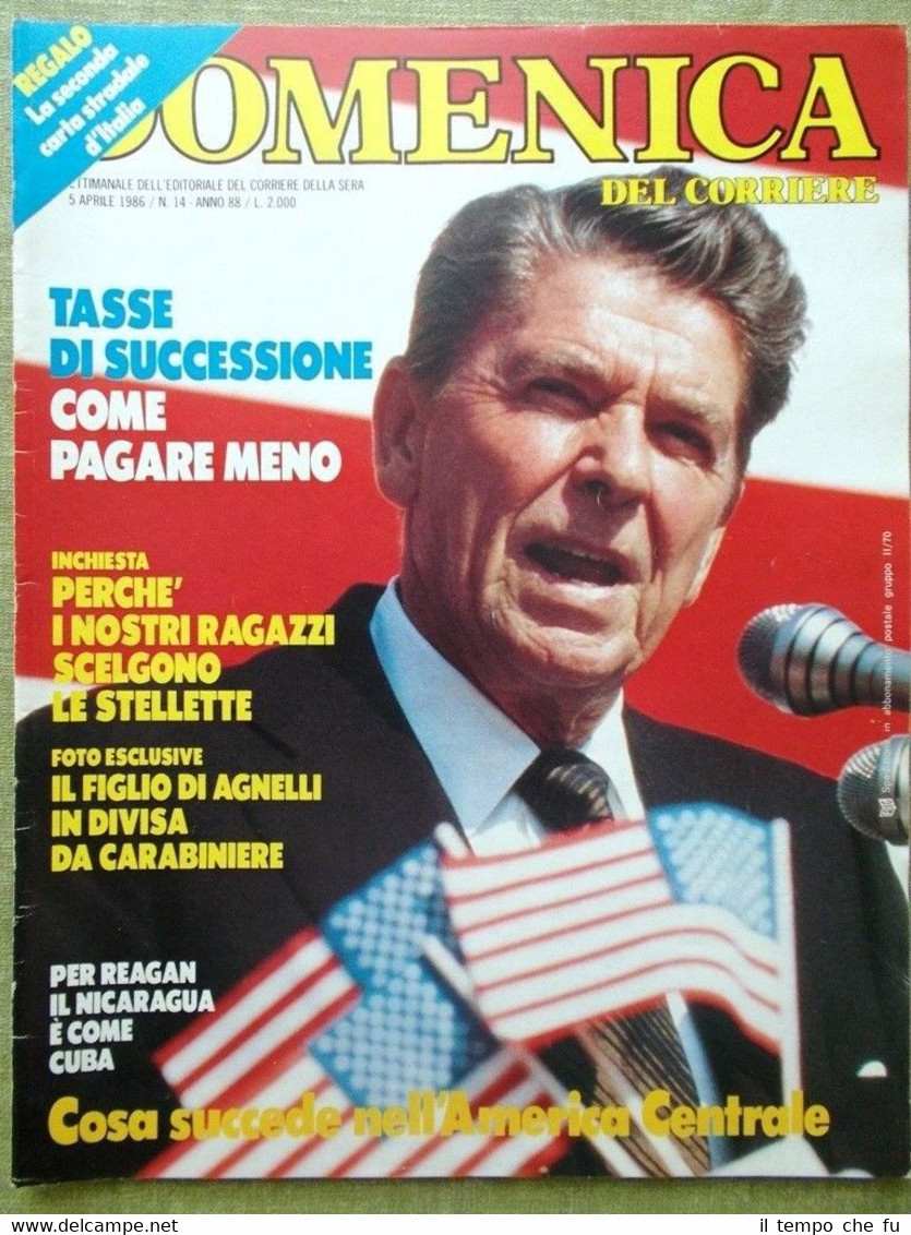 La Domenica del Corriere 5 Aprile 1986 Sindona Biagi Trap …