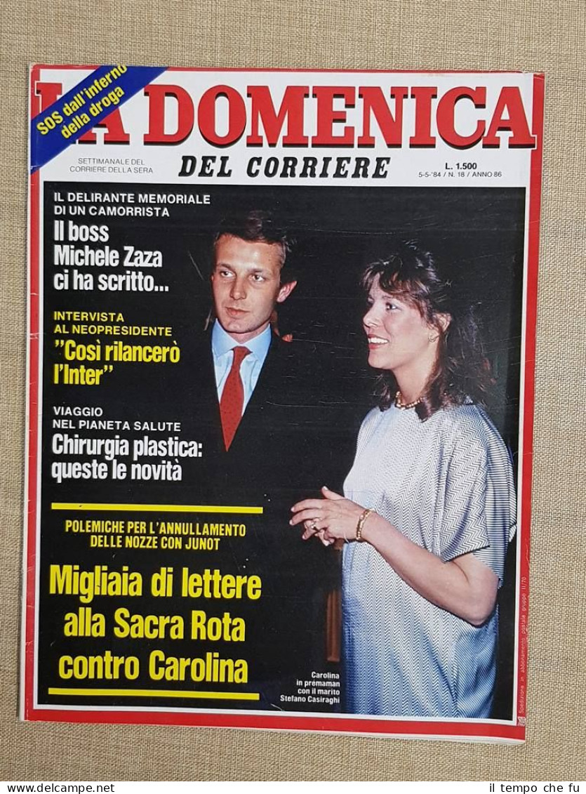 La Domenica del Corriere 5 maggio 1984 Carolina Monaco Zaza …