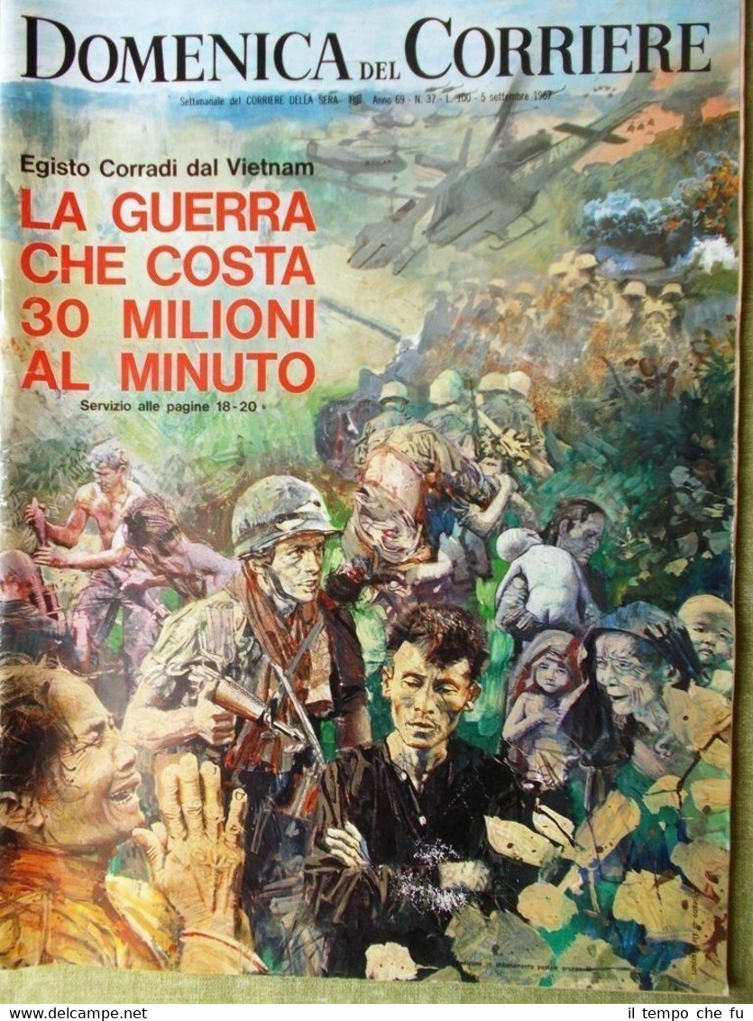 La Domenica del Corriere 5 Settembre 1967 Giovani Pincus Pillola …