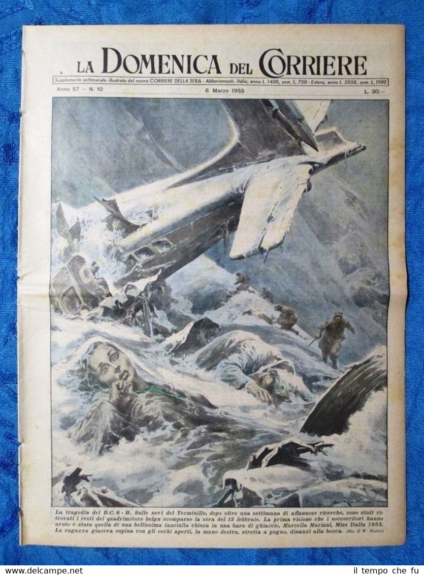 La Domenica del Corriere 6 marzo 1955 Marcella Mariani - …