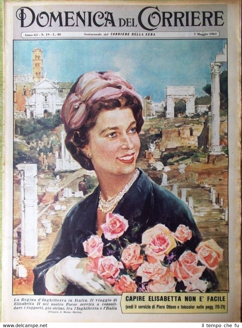 La Domenica del Corriere 7 Maggio 1961 Algeria Rivolta Bongiorno …