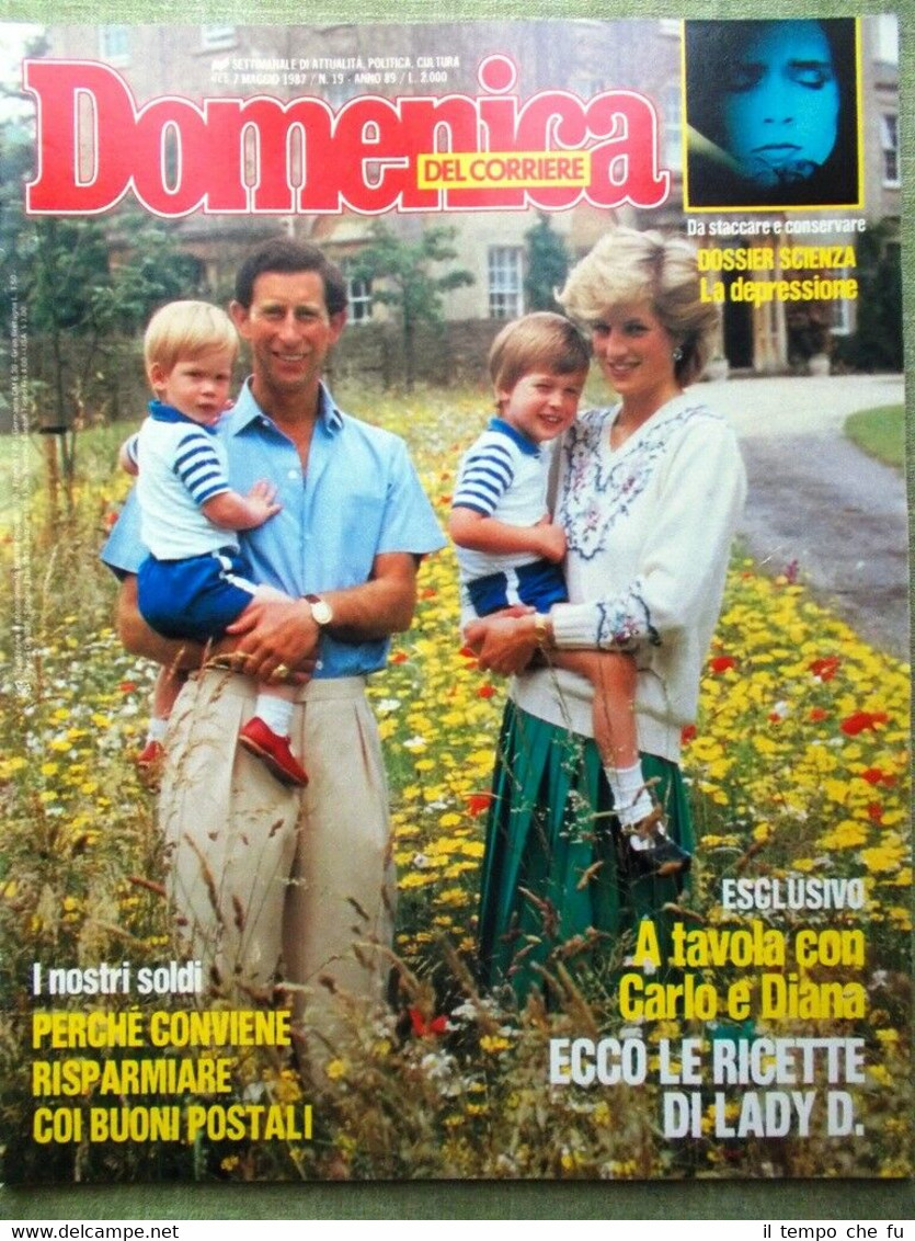 La Domenica del Corriere 7 Maggio 1987 Carlo Diana Aimone …