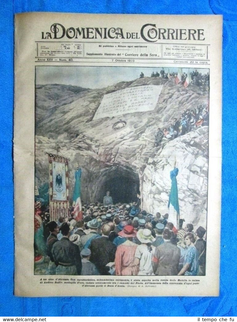 La Domenica del Corriere 7 ottobre 1923 A. Bafile - …