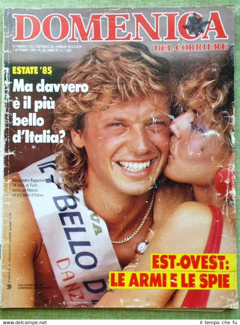 La Domenica del Corriere 7 Settembre 1985 James Dean Sting …