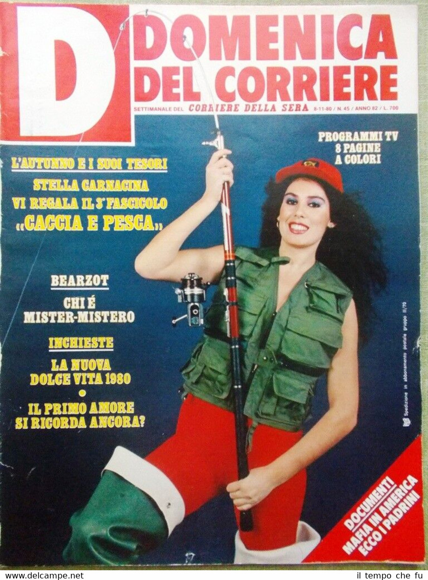 La Domenica del Corriere 8 Novembre 1980 Bearzot Mafia Schweitzer …