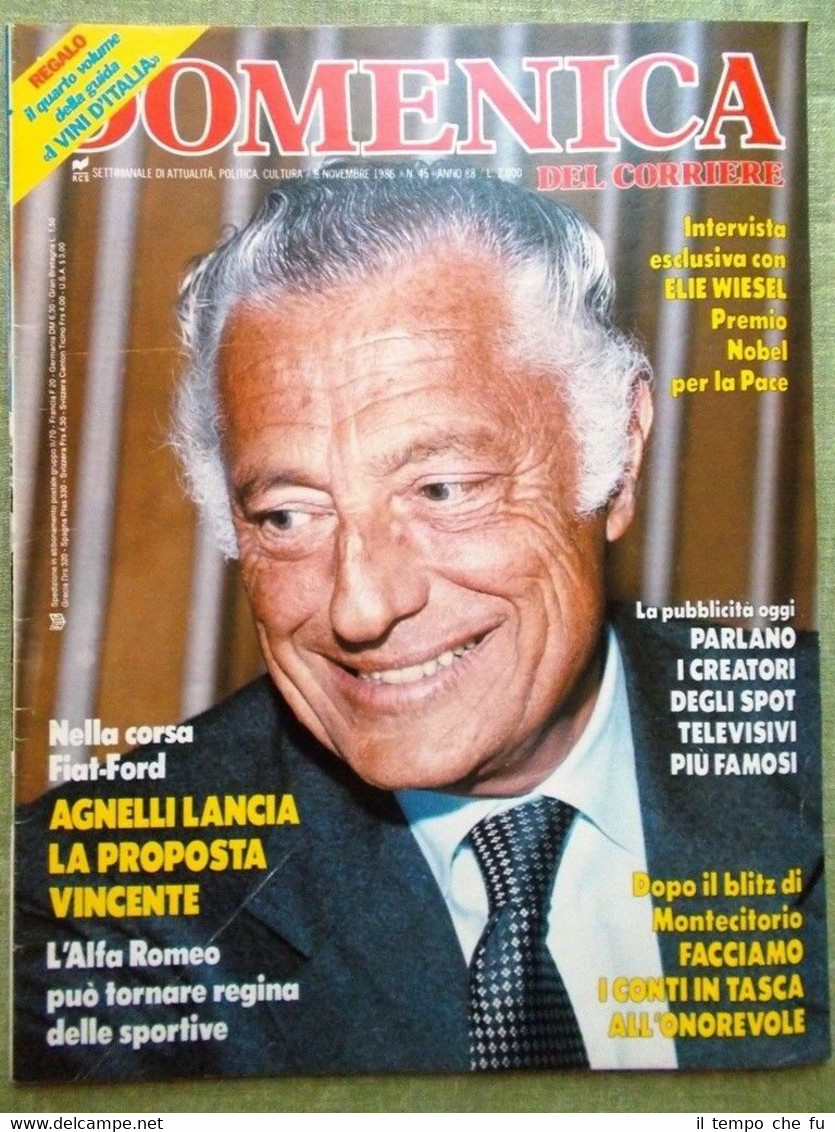 La Domenica del Corriere 8 Novembre 1986 Buscetta Mafia Trepper …