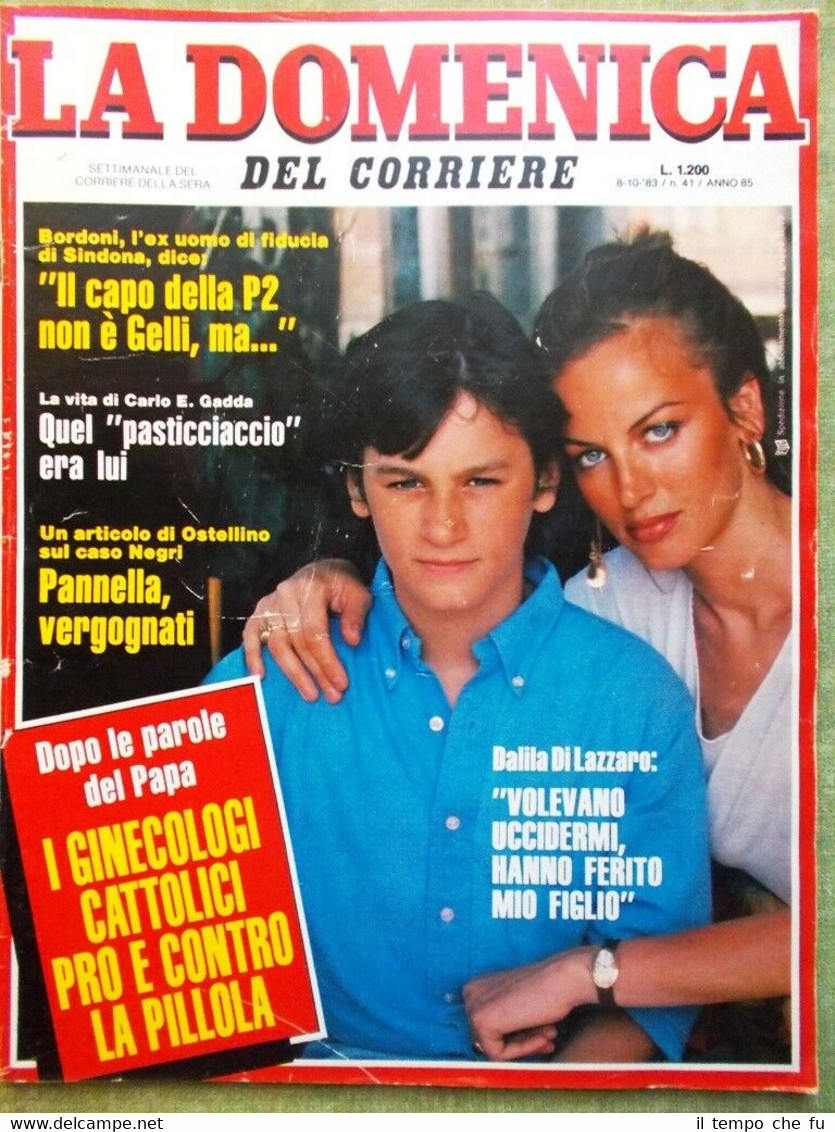 La Domenica del Corriere 8 Ottobre 1983 Ligabue Donizetti Milo …