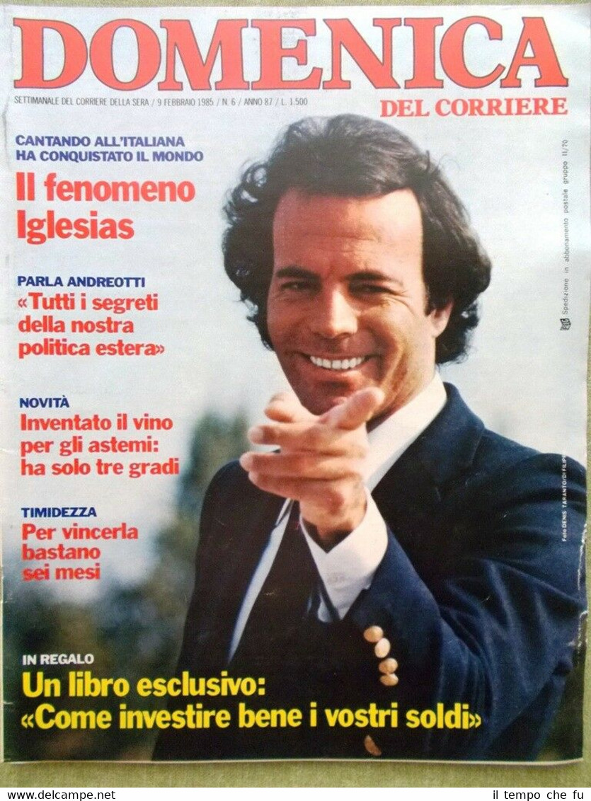 La Domenica del Corriere 9 Febbraio 1985 Iglesias Coppi Medjugorje …