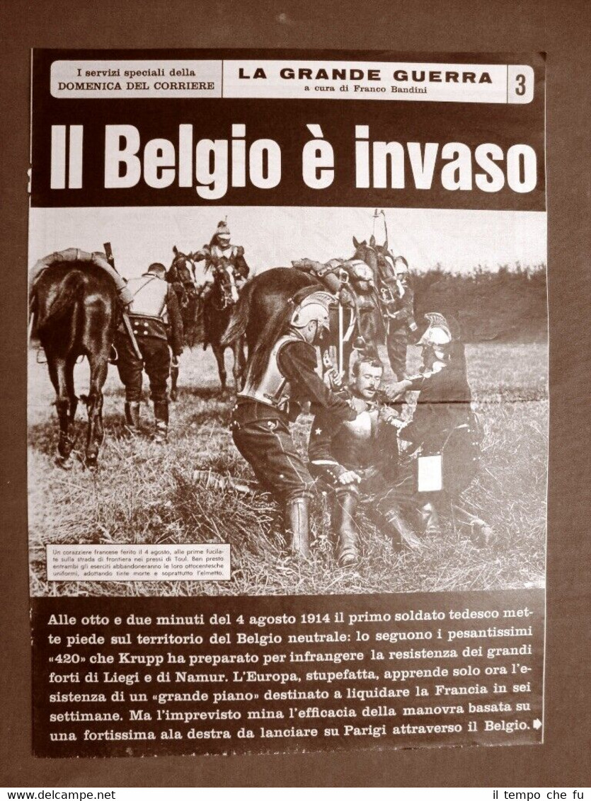 La Domenica del Corriere Inserto La Grande Guerra WW1 Invasione …