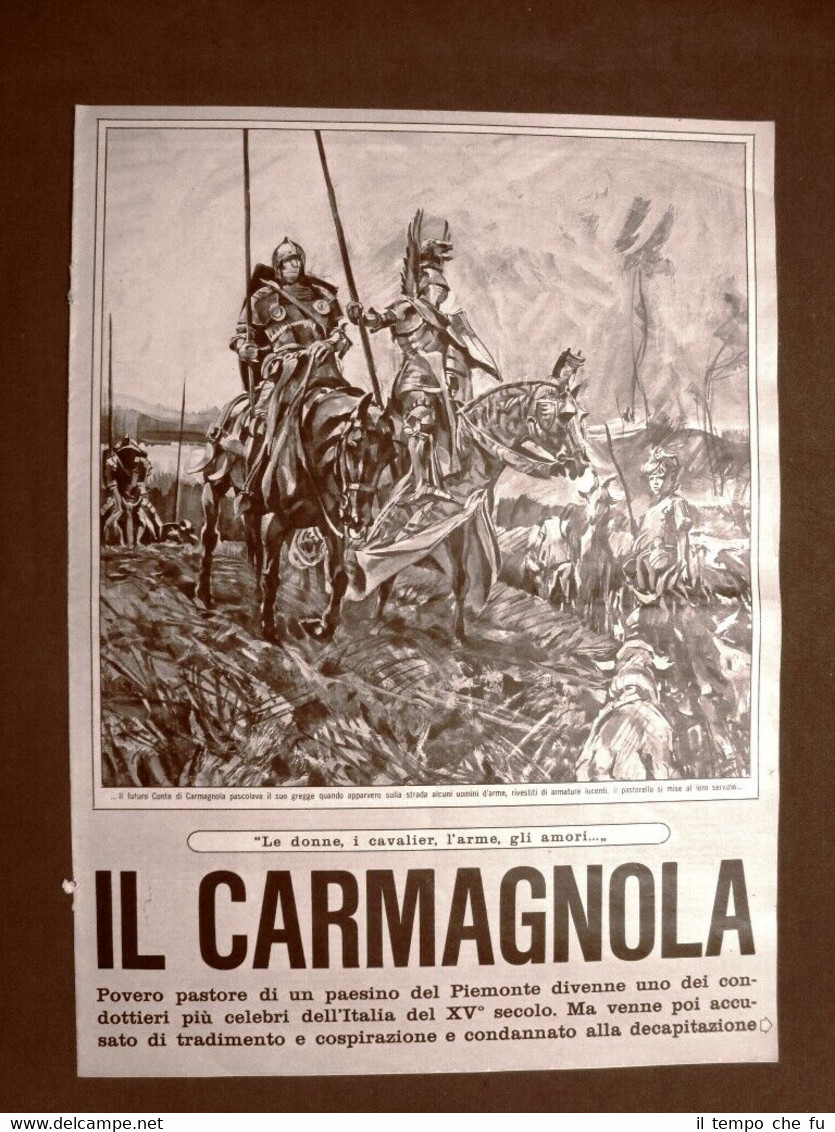 La Domenica del Corriere Inserto speciale Francesco Bussone detto Il …