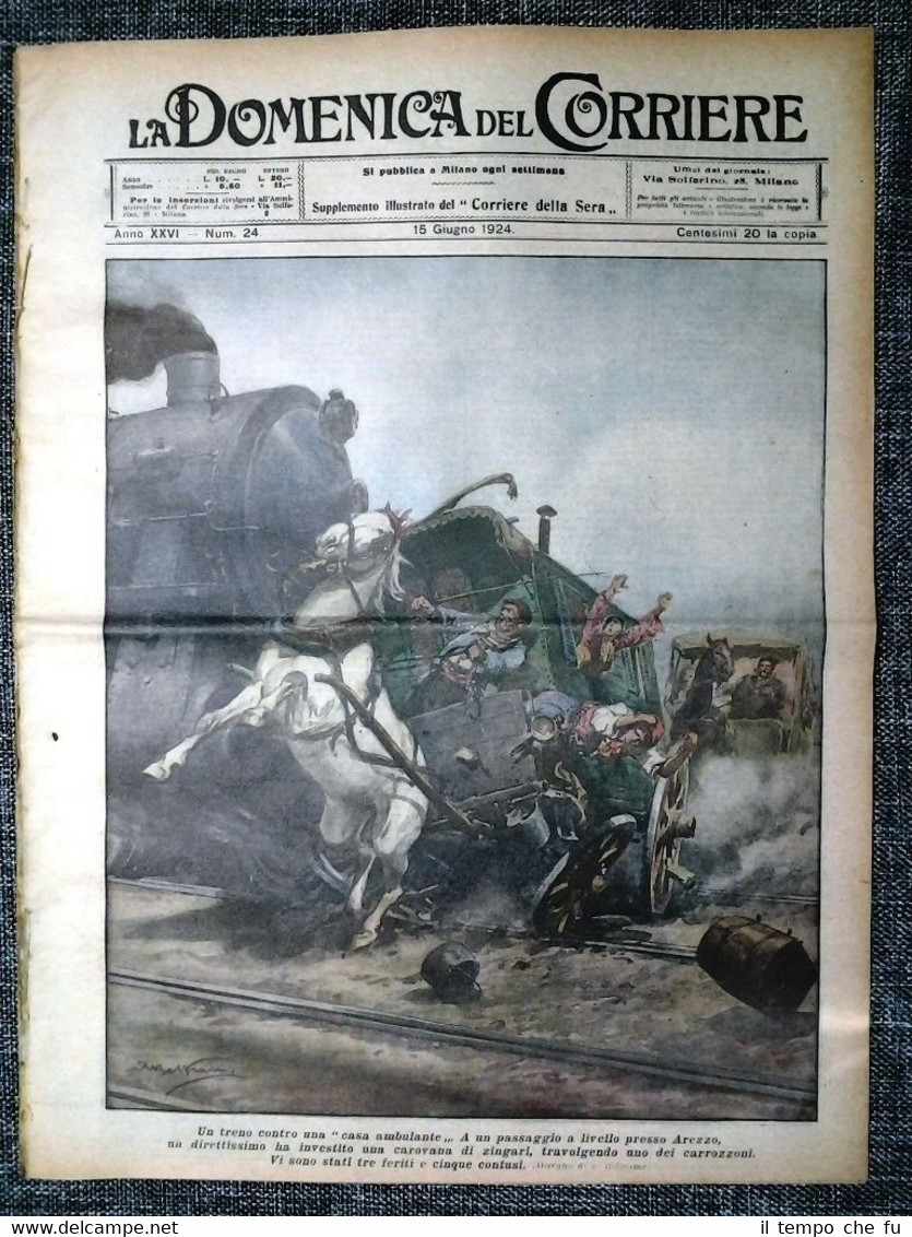 La Domenica del Corriere15 Giugno 1924 Arezzo - Groenlandia - …