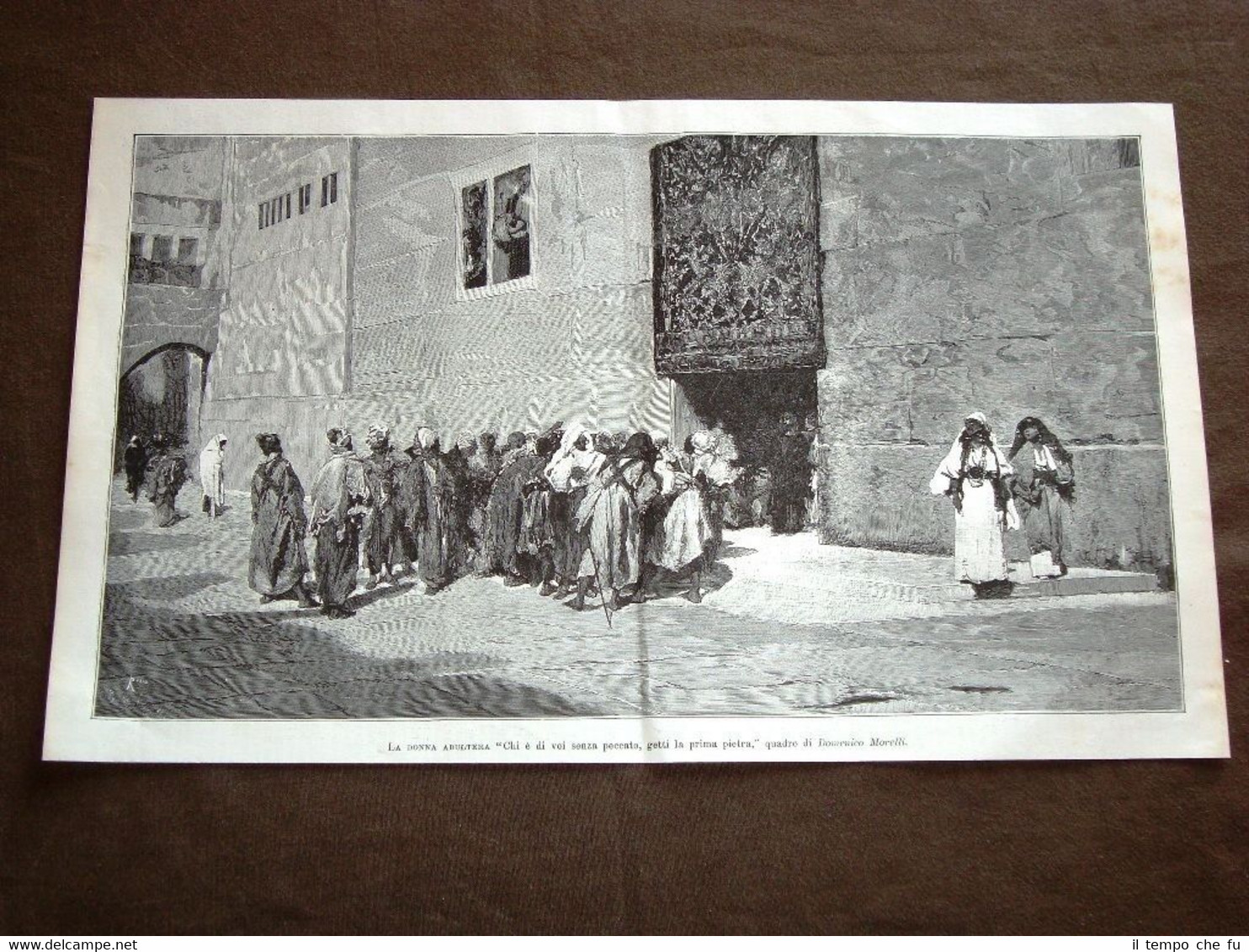 La donna adultera Quadro di Domenico Morelli del 1879