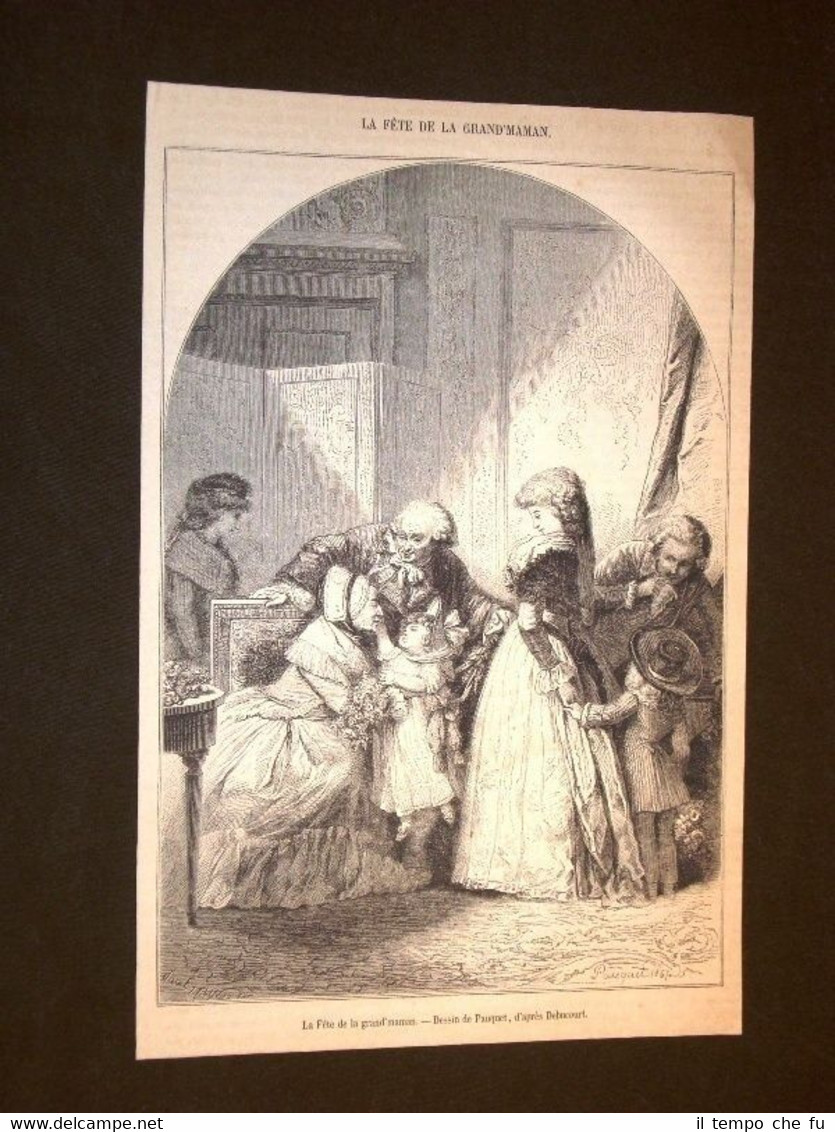 La festa della nonna La fete de la grand'maman Disegno …