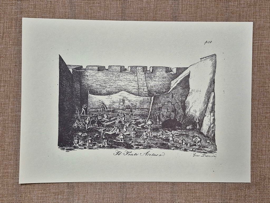 La Fonte Aretusa Siracusa Mito Alfeo Tavola Giuseppe Politi Anno …